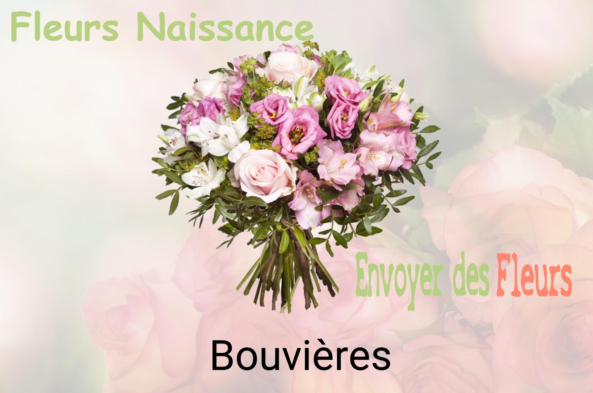 Bouquet de fleurs de naissance livré à Bouvières